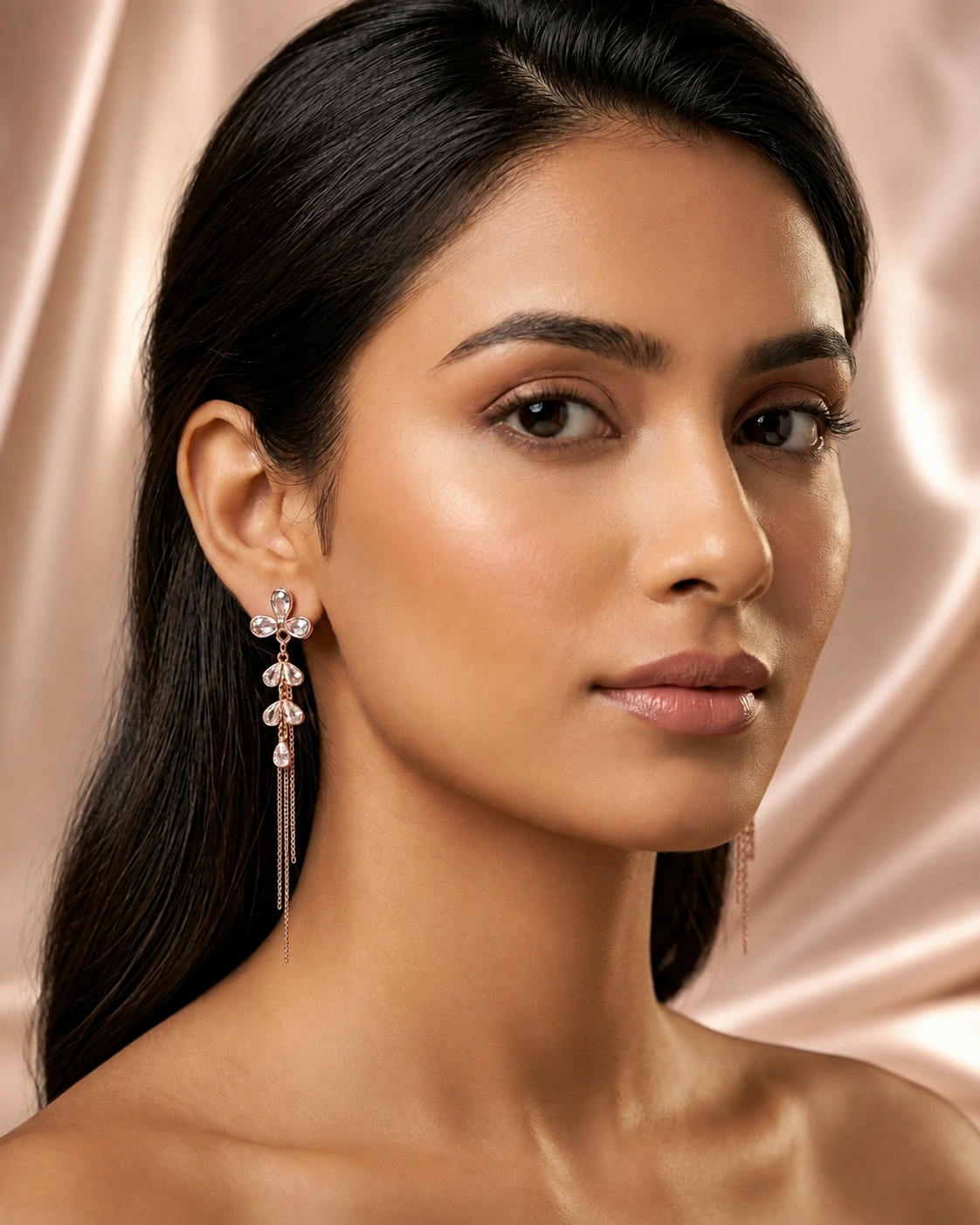 Earrings styling
